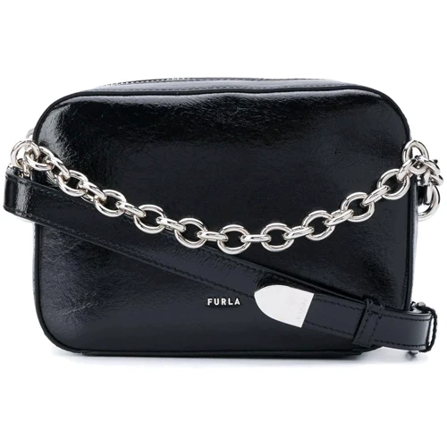 Жіноча сумка крос боді Furla Block Mini чорна (1055816)
