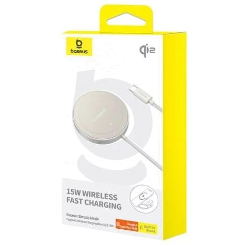 Зарядное устройство Baseus Wireless Charging Magnetic Mini4 Stand Qi2 15W Titanium Gold (P10273300G21-00) for Apple iPhone 16 I 15 I 14 I 13 I 12 series фото 13