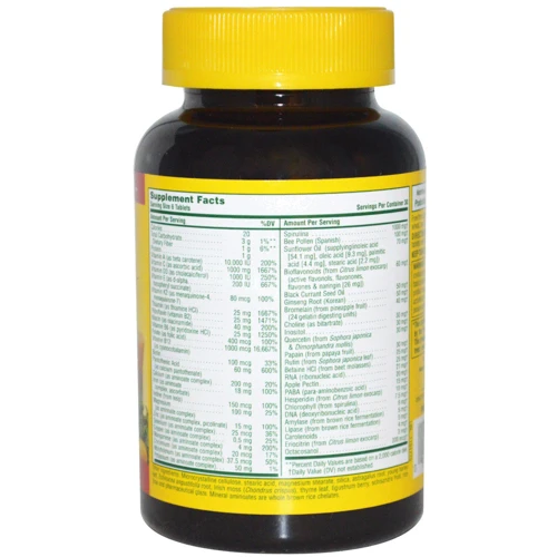 Natures Plus Source of Life 180 mini tabs Мультивитамины: Тип Мультивитамины