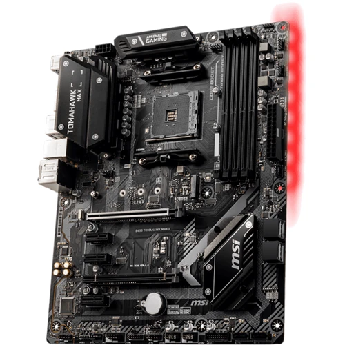 MSI B450 TOMAHAWK MAX II: Роз'єми на платі SATA 3.0, PCI Express x1, M.2