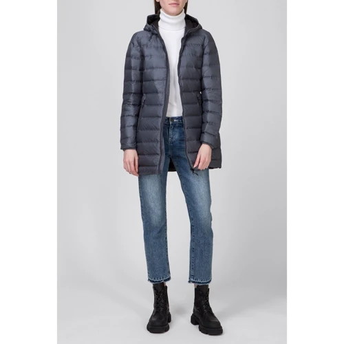 Пуховик CMP Woman Parka Fix Hood 3Z23076-U887 42 (34) серый зимний с капюшоном: Тип застежки На молнии