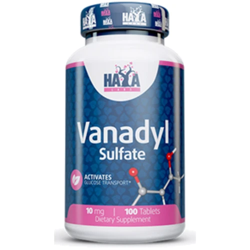 Haya Labs Vanadyl Sulfate 10 мг Сульфат Ванадила 100 таблеток: Форма выпуска Таблетки