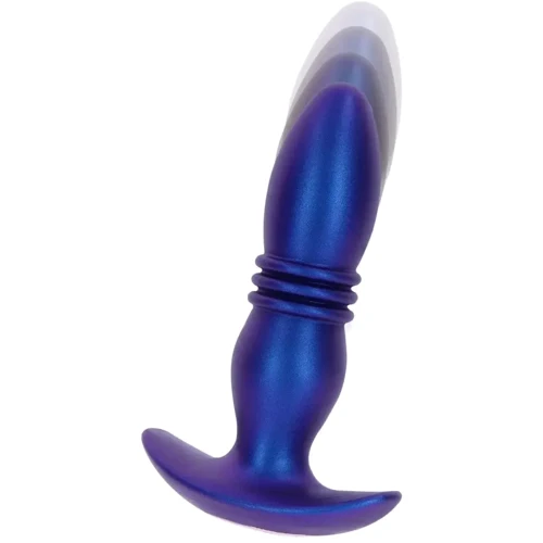 Анальная вибропробка Toy Joy Thrusting Vibr Plug (синий)