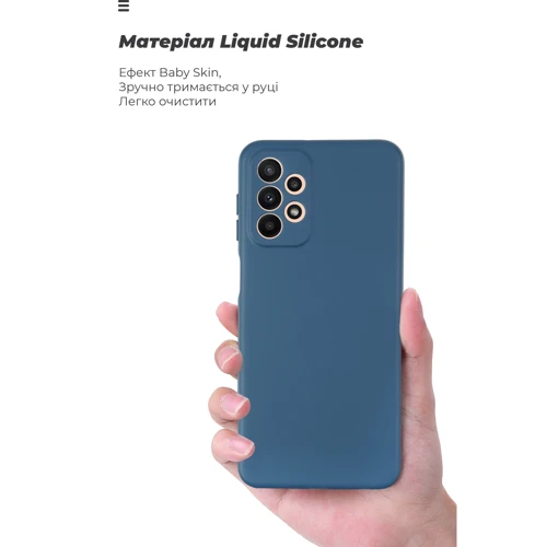 Чехол для телефонов ArmorStandart ICON Case Camera cover Dark Blue for Samsung A235 Galaxy A23/A236 Galaxy A23 5G (ARM61675) фото 7