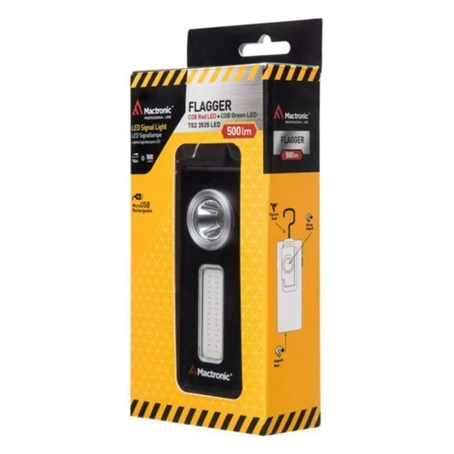 Ліхтар туристичний Mactronic Flagger (500 Lm) Cool White/Red/Green USB Rechargeable (PHH0071): Кількість режимів 5