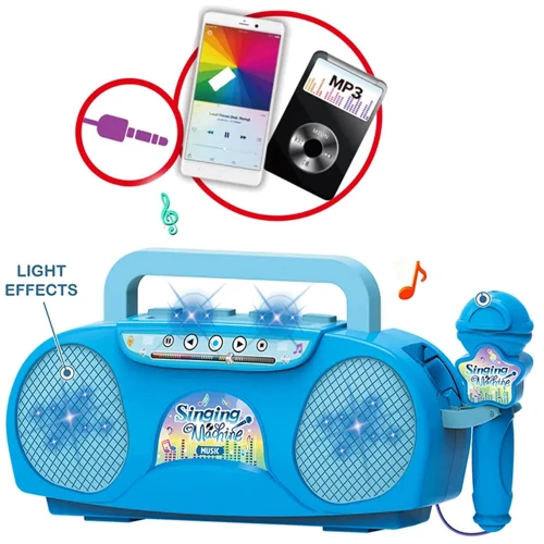 Магнитофон Little Singer с микрофоном и подсветкой (5803 A): Возраст от 3-х лет