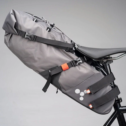 Велосумка Сумка подседельная GEOSMINA Large Seat Bag (15L), 520г, серая (BIB-47-41)