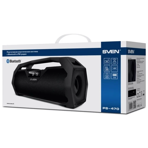 Акустика SVEN PS-470 Black: Частотний діапазон 100 - 20 000 Гц