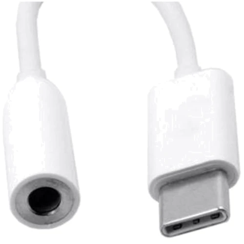 Адаптер Huawei Adapter USB-C to Mini-jack 3.5 CM20 9cm White (55030086): Цвет белый