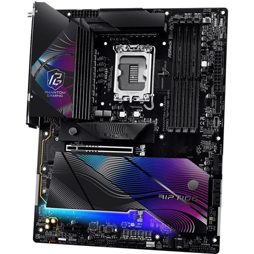 ASRock Z890 Riptide WiFi: Дополнительно Адаптер Wi-Fi, Радиатор на VRM, Поддержка RAID, Поддержка UEFI