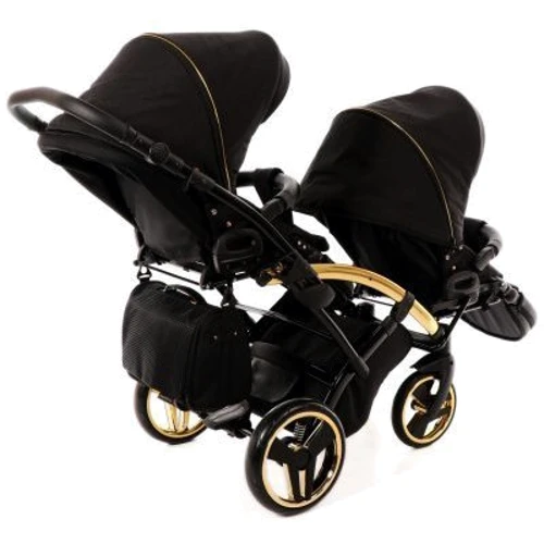 Универсальная коляска для двойни 2 в 1 Junama Diamond S-line Duo Slim 03: Материал колес полиуретан