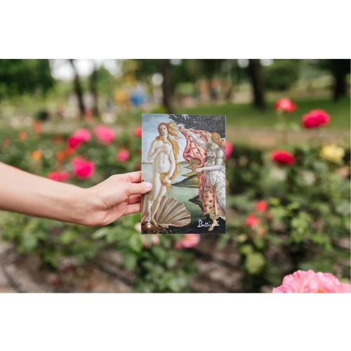 Скетчбук Manuscript Books Bottichelli 1486 з відкритою палітуркою: ISBN 4822948200108