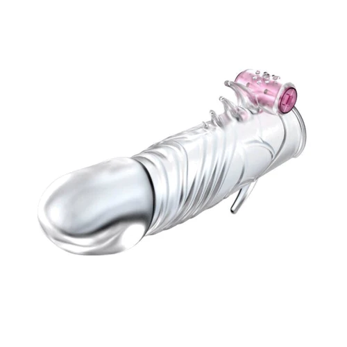 Насадка-презерватив Penis Sleeve с вибрацией, BI-010045Z-2
