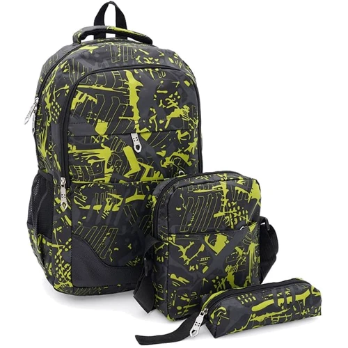Чоловічий рюкзак Monsen із сумкою та гаманцем жовтий (C11045y-yellow)