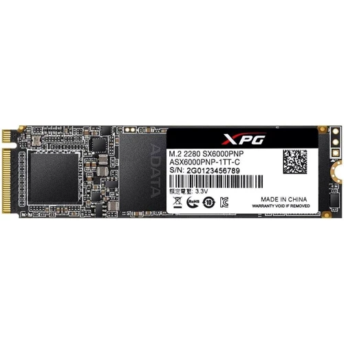 ADATA XPG SX6000 Lite 1 TB (ASX6000LNP-1TT-C): Интерфейс подключения M.2 (PCI-E)