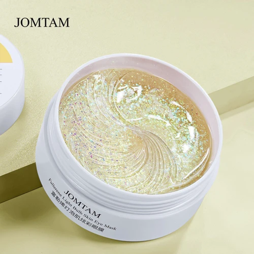 Jomtam Fullerene Light Bulb Skin Eye Mask Гідрогелеві патчі для очей з фулеренами та екстрактом червоних водоростей 60 шт.: Час застосування универсальный