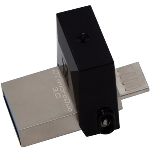 USB-флешка Kingston 64GB DataTraveler MicroDuo USB 3.0/microUSB Black/Silver (DTDUO3/64GB): Максимальная скорость записи, МБ/с 15