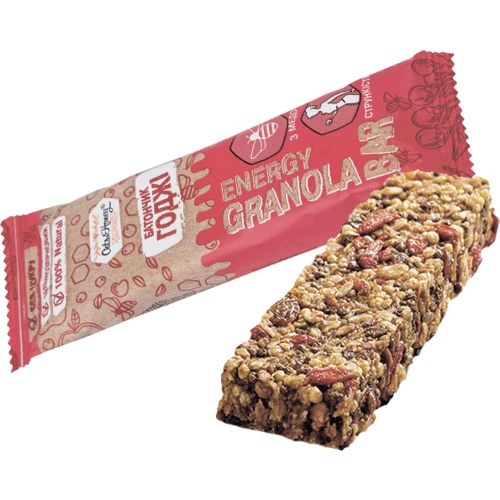 Батончик гранола Oats&Honey Фруктовый+Ягода Годжи бокс 24 шт х 40 г (4820013335328): Вес нетто 24х40 г