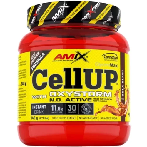 Предтренировочный комплекс AmixPro CellUP with Oxystorm Powder 348 g / 30 servings / cola