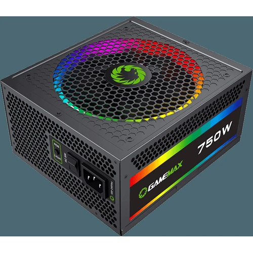 Блок питания GameMax RGB-750 Rainbow 750W (RGB-750): Модульные (съемные) кабеля Есть