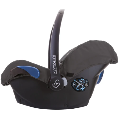 Автокресло MAXI-COSI Marble Essential Blue: Внутренние ремни 3-х точечный ремень с мягкими накладками