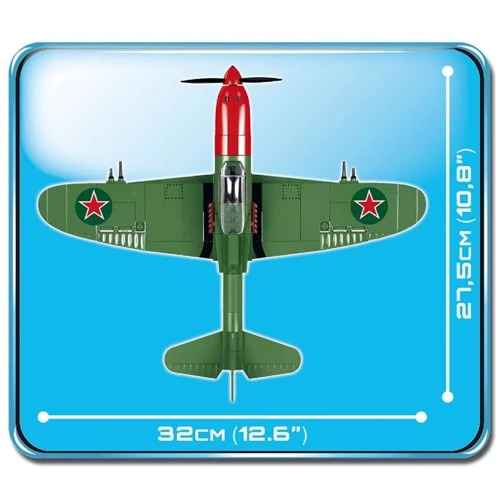 Конструктор COBI Літак BELL P-39Q Аерокобра, 250 деталей (COBI-5547) фото 5
