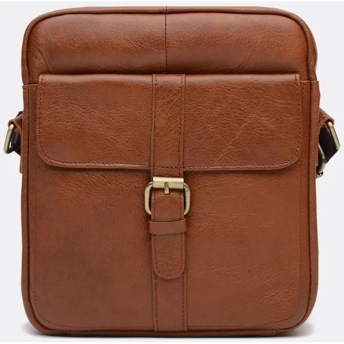 Мужская сумка планшет Borsa Leather коричневая (K15210-brown): Пол Мужской