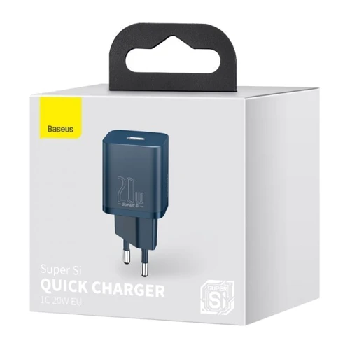 Зарядное устройство Baseus USB-C Wall Charger Super Si 20W Blue (CCSUP-B03) фото 6