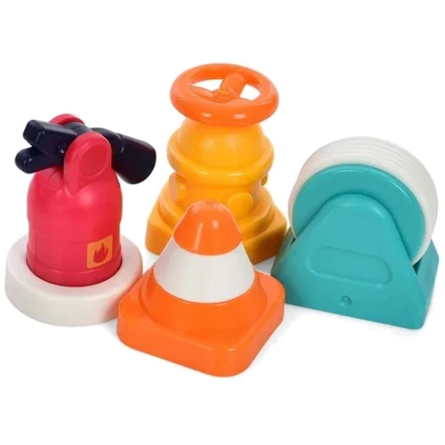 Детская пожарная машинка Hola Toys со светом и звуком (E9998-HL)