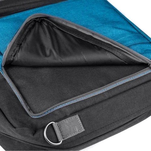 Сумка для ноутбука Modecom 15.6" Reno Gray/Blue (TOR-MC-RENO-BLU): Матеріал нейлон