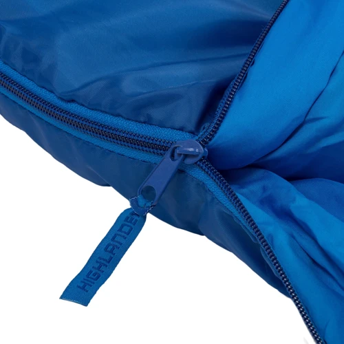Спальний мішок Highlander Sleepline 250 Mummy / + 5 ° C Deep Blue (Left): Довжина 230 см