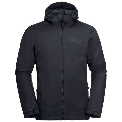 Куртка Jack Wolfskin Frosty Morning JKT M 1113721-6000 48 черная зимняя с капюшоном
