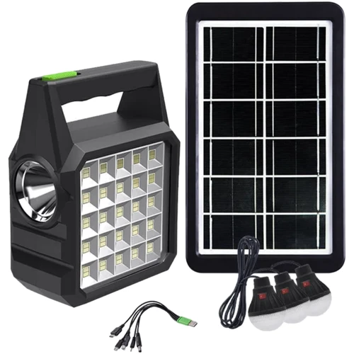 Ліхтар туристичний Cclamp LED GD105 із сонячною панеллю black (38803): Тип Фонарь-лампа