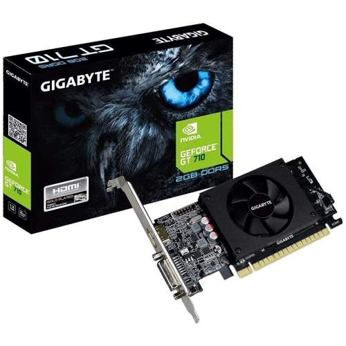 Видеокарта GIGABYTE Nvidia GeForce GT 710 LP 2GB D5 (GV-N710D5-2GL) UA: Разрядность шины памяти, бит 64