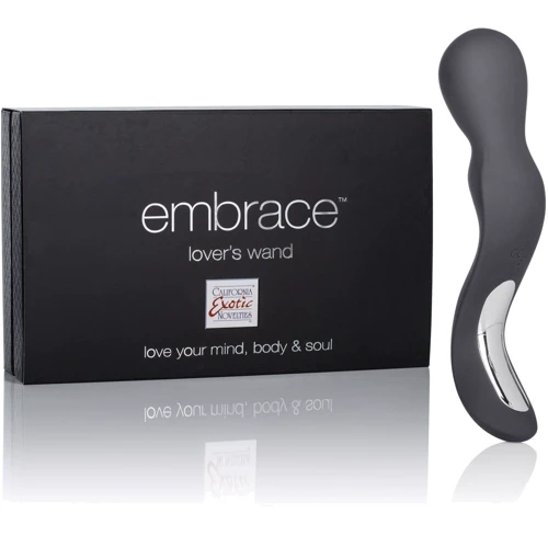 CalExotics Embrace LoverS Wand эргономичный вибромассажер, черный