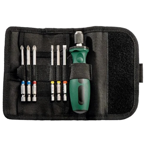 Отвертка с комплектом бит/стержней Metabo 626723000