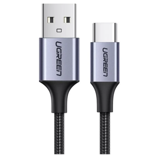 Кабель UGREEN USB Cable to USB-C US288 3A 18W 1.5m Black