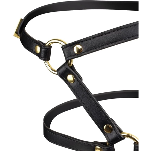 Маска-сбруя для орального секса LOCKINK Sevanda Blowjob Head Harness