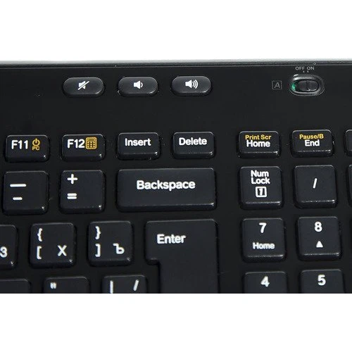 Клавиатура Logitech Wireless Keyboard K360 (920-003095): Тип клавиатуры стандартная