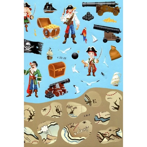 Книга з наклейками. Пірати фото 6