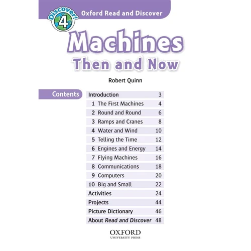 Oxford Read and Discover 4: Machines Then and Now: Количество страниц 48