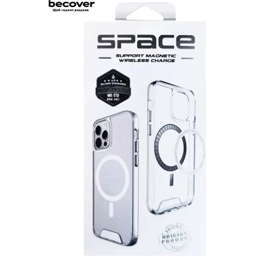 Чохол для iPhone BeCover Space Case with MagSafe Transparancy для iPhone 16e (713884)
