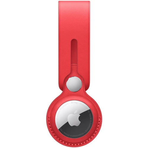 Apple Holder Leather Loop (PRODUCT) Red for AirTag (MK0V3)
