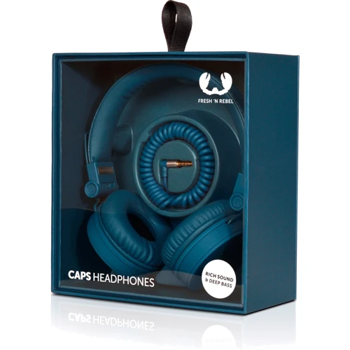 Наушники Fresh 'N Rebel Caps Wired Headphone On-Ear, Indigo (3HP100IN): Назначение для смартфона и плеера
