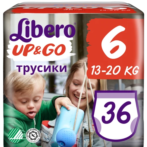 Libero Up & Go 6 (13-20кг) (36)