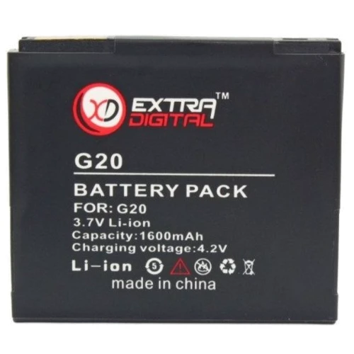 Аккумулятор Аккумулятор ExtraDigital for HTC G20 (1600 mAh) - BMH6386