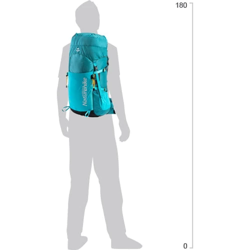 Рюкзак туристичний Naturehike NH18Y045-Q 45 л блакитний фото 4