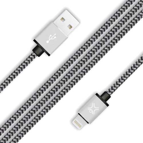 Кабель XtremeMac USB Cable to Lightning Nylon 1.2m Silver (XCL-PRC-83): Довжина 1.2 м