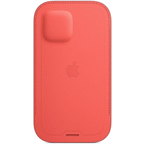 Чехол для iPhone Apple Leather Sleeve Case Pink Citrus (MHYF3) for iPhone 12 Pro Max: Цвет розовый