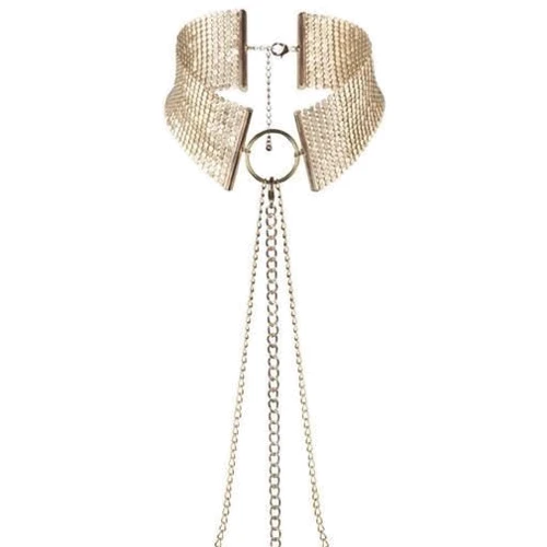 Ожерелье-воротник Bijoux Indiscrets Desir Metallique Collar - Gold